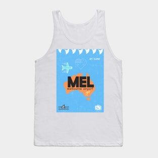 MEL Melbourne airport Tank Top